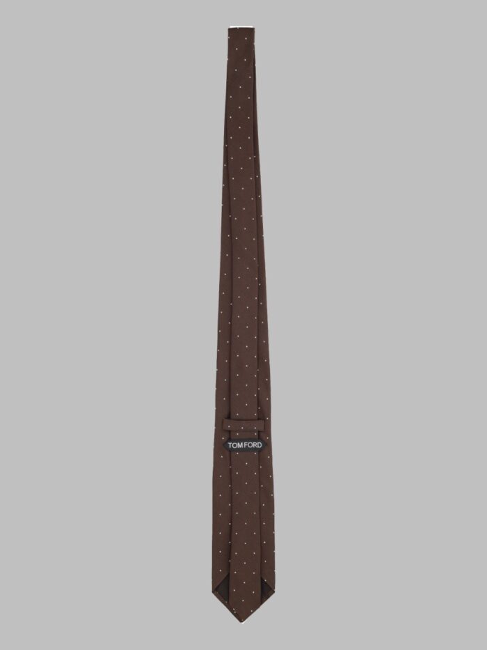 TOM FORD CRAVATTA IN JACQUARD DI SETA 8 CM