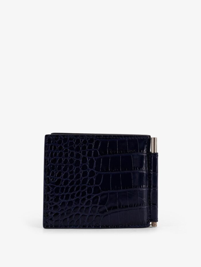 TOM FORD Croco Print Leather Wallet
