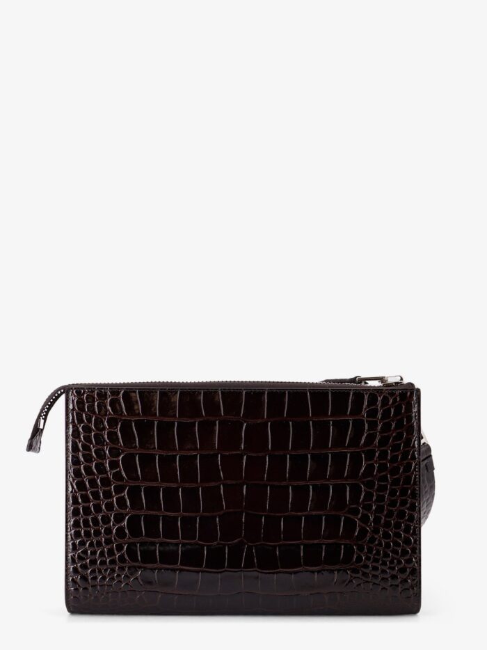 TOM FORD Crocodile-print Leather Clutch Bag