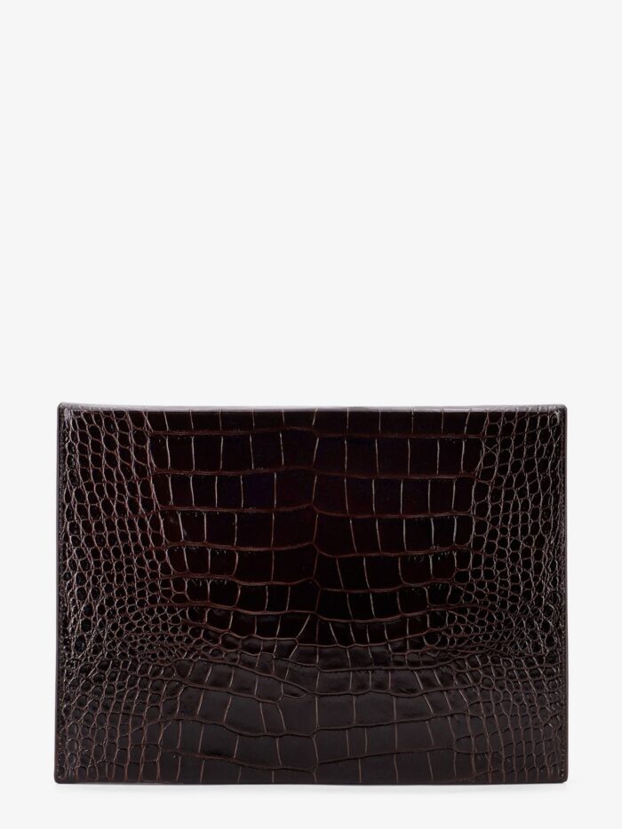 TOM FORD Crocodile-print Leather Document Holder