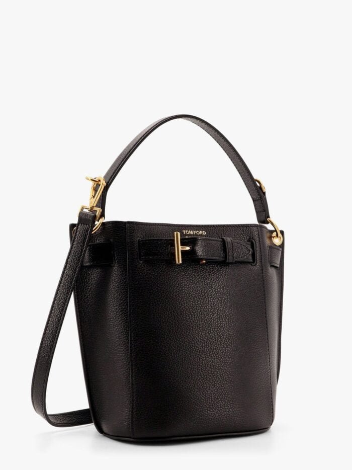 TOM FORD Crossbody Leather Bucket Bag