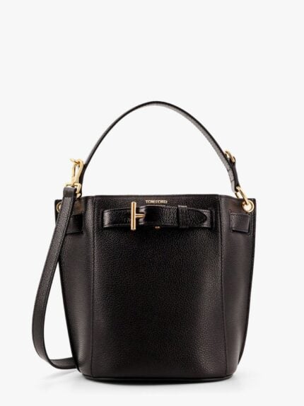 TOM FORD Crossbody Leather Bucket Bag