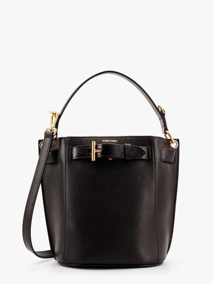 TOM FORD Crossbody Leather Bucket Bag
