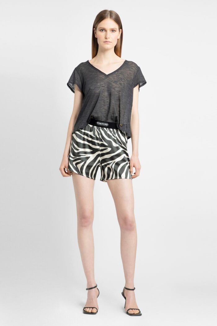 TOM FORD Cut And Sewn V-neck T-shirt