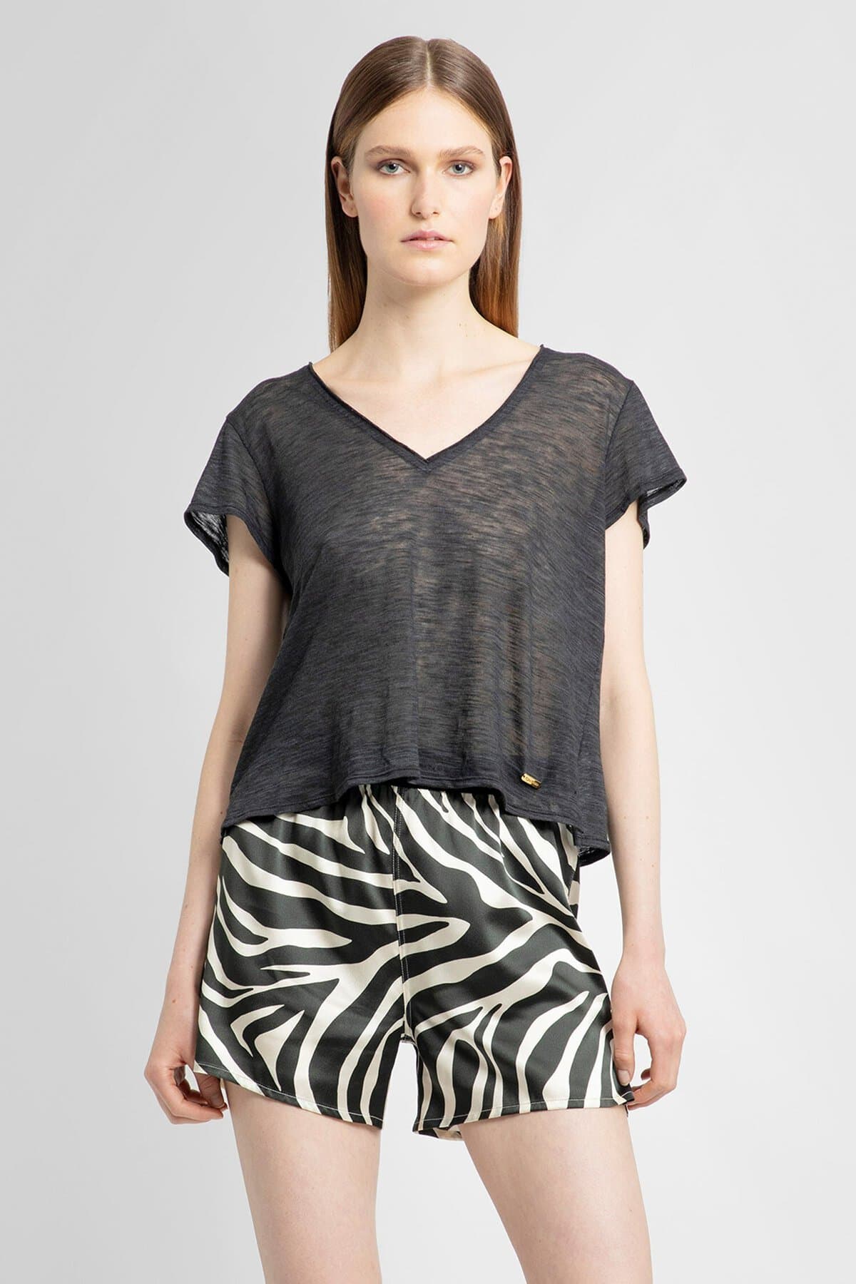 TOM FORD Cut And Sewn V-neck T-shirt