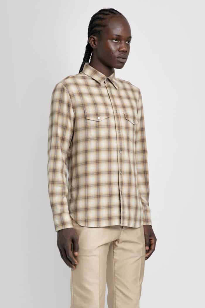 TOM FORD Degrad Overcheck Western Shirt