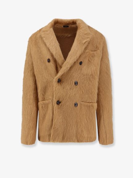 TOM FORD Double-breasted Cashmere, Mohair And Silk Jacket