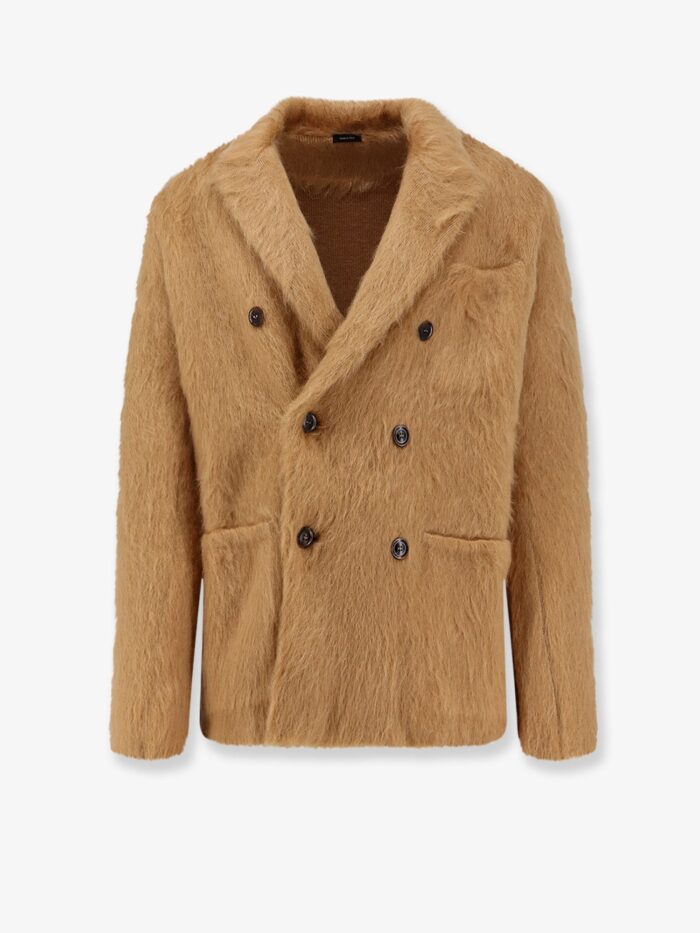 TOM FORD Double-breasted Cashmere, Mohair And Silk Jacket
