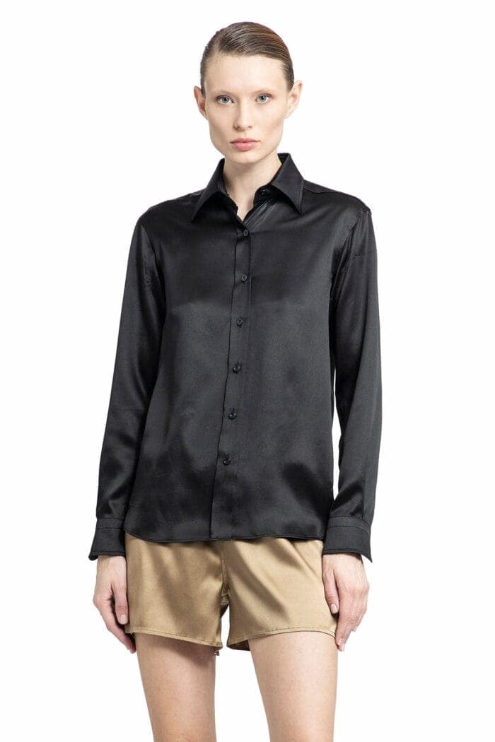 TOM FORD Fluid Charmeuse Silk Shirt