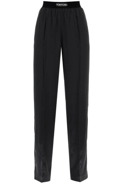 TOM FORD Fluid Pants In Stretch Silk Satin