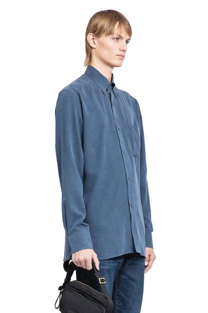 TOM FORD Fluid Silk Parachute Shirt