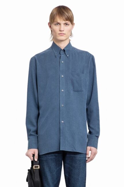 TOM FORD Fluid Silk Parachute Shirt