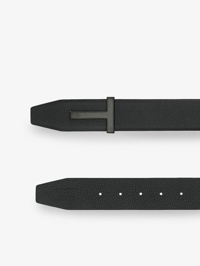 TOM FORD Hammered Leather Belt