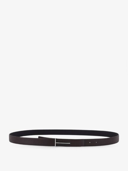 TOM FORD Hammered Leather Belt
