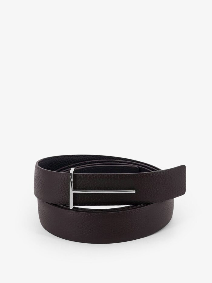 TOM FORD Hammered Leather Belt