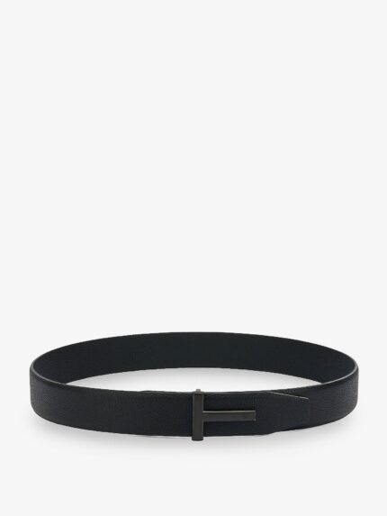 TOM FORD Hammered Leather Belt