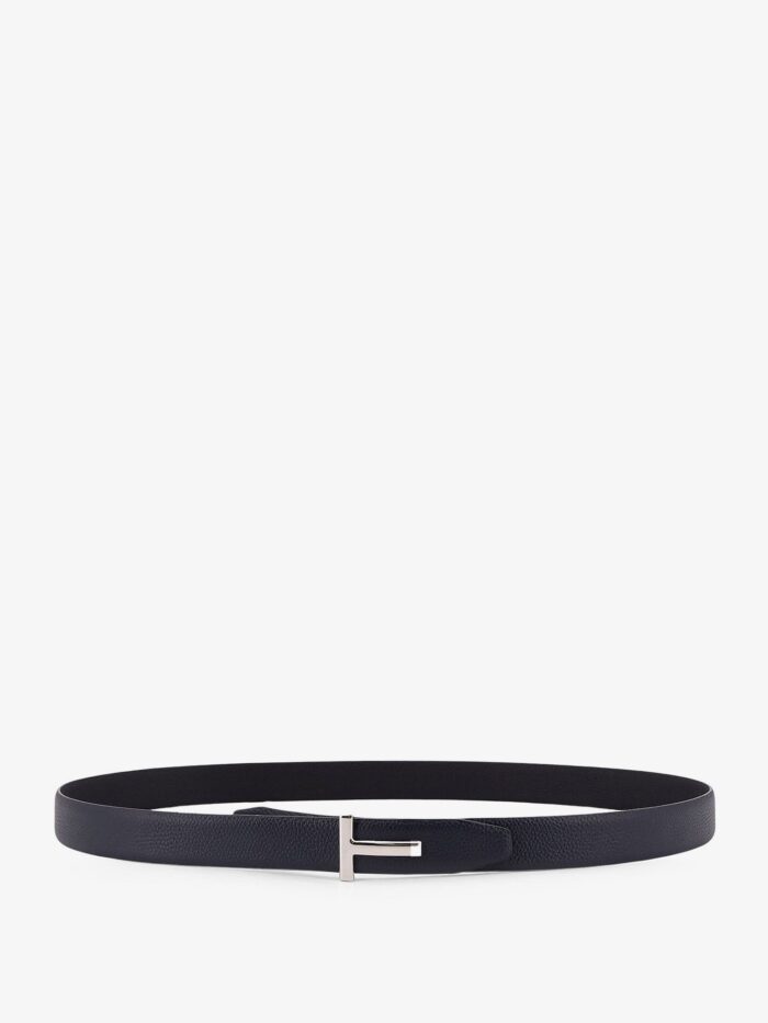 TOM FORD Hammered Leather Belt