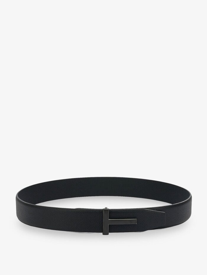 TOM FORD Hammered Leather Belt