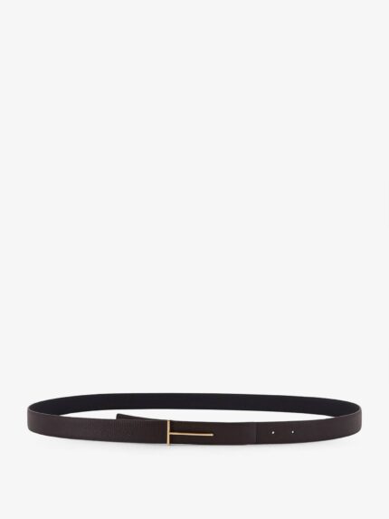 TOM FORD Hammered Leather Belt