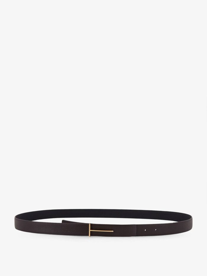 TOM FORD Hammered Leather Belt