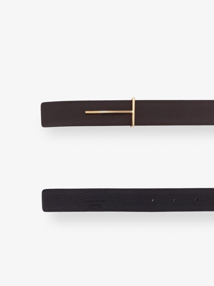 TOM FORD Hammered Leather Belt