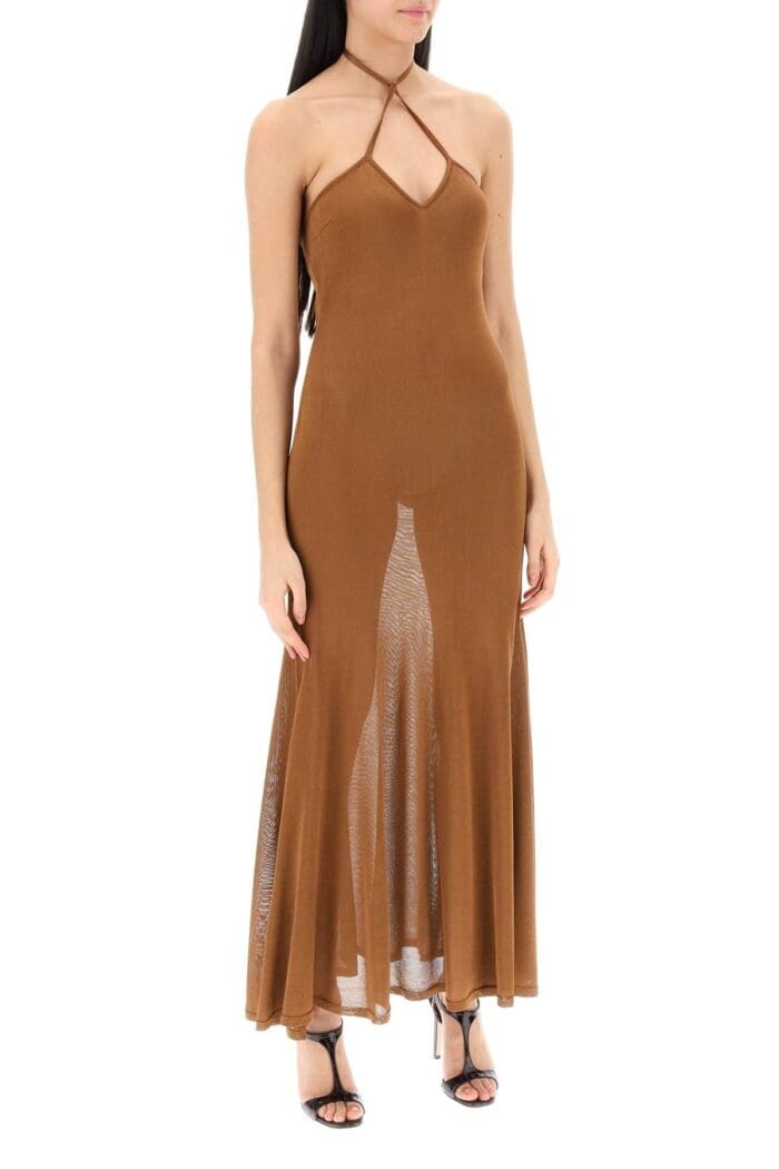 TOM FORD Knitted Halterneck Maxi Dress