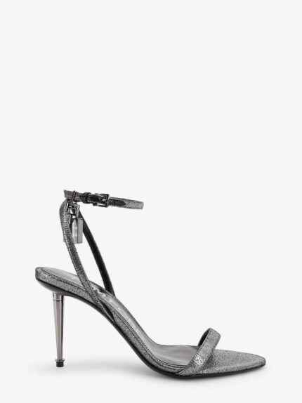 TOM FORD Laminated Heeled Sandals With Laminated Effect