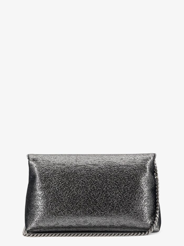 TOM FORD Laminated Pochette With Chain Shoulder Strap
