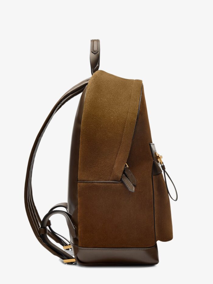 TOM FORD Leather And Suede Backpack