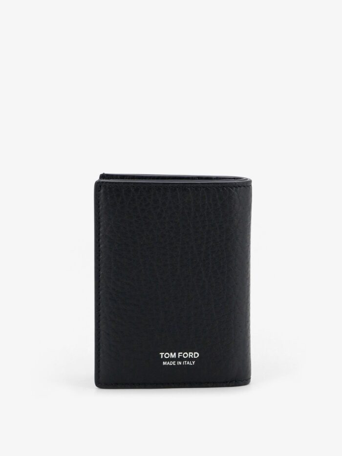 TOM FORD Leather Card Holder With Embossed Logo