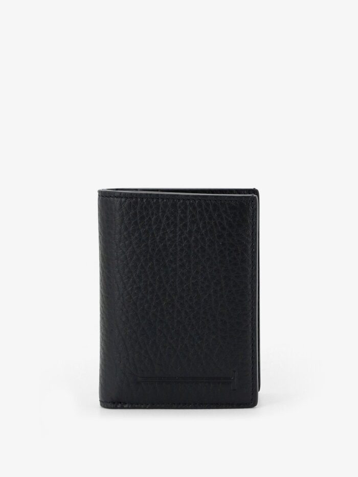 tom ford leather card holder with embossed logo TOM FORD Leather Card Holder With Embossed Logo
