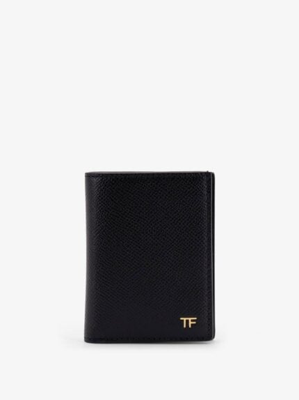 TOM FORD Leather Cardholder With Logo