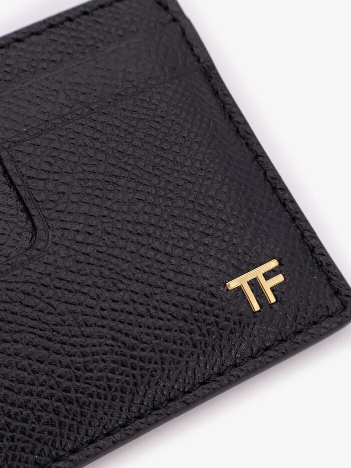 TOM FORD Leather Cardholder With Logo