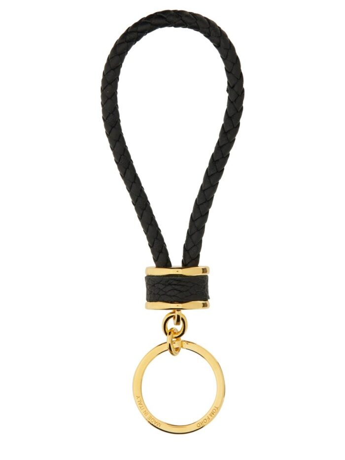 TOM FORD LEATHER KEYCHAIN