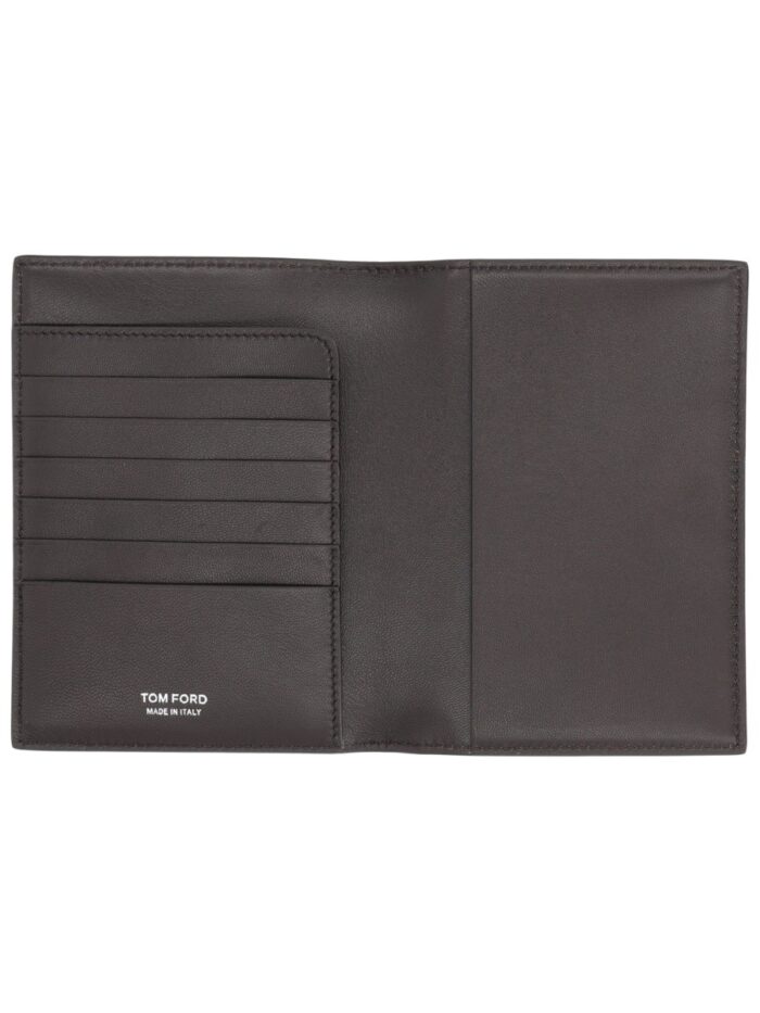 TOM FORD LEATHER PASSPORT HOLDER
