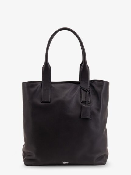 TOM FORD Leather Shopping Bag With Logo Lettering On The Bottom