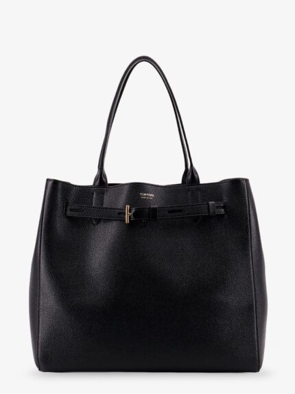 TOM FORD Leather Shoulder Bag With Logo