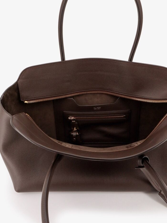 TOM FORD Leather Shoulder Bag With Logo