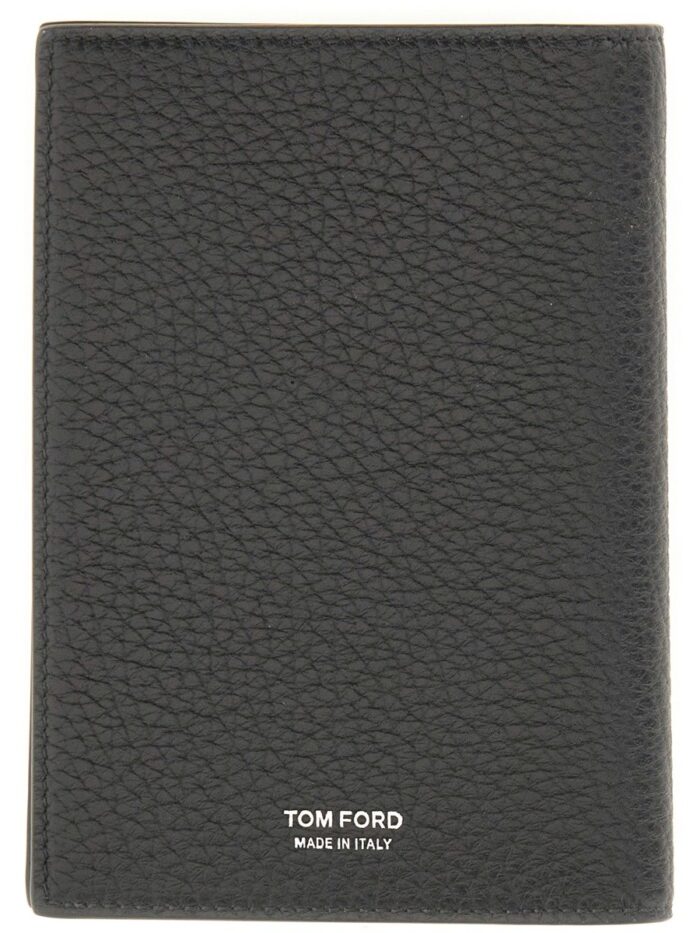 TOM FORD LEATHER "T" CARD HOLDER