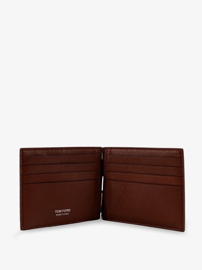 TOM FORD Leather Wallet With Croco Print