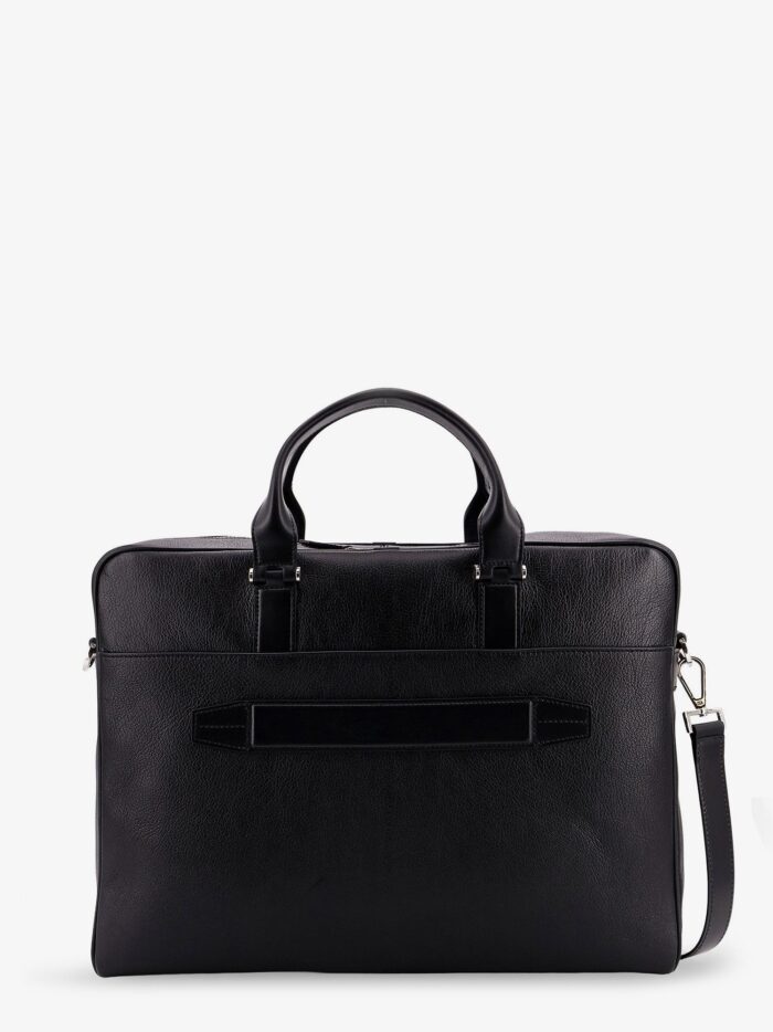 TOM FORD Leather Work Bag With Logo
