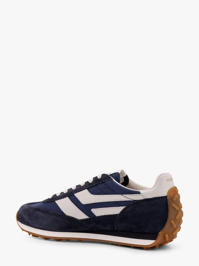 TOM FORD Low-top Suede And Mesh Sneakers