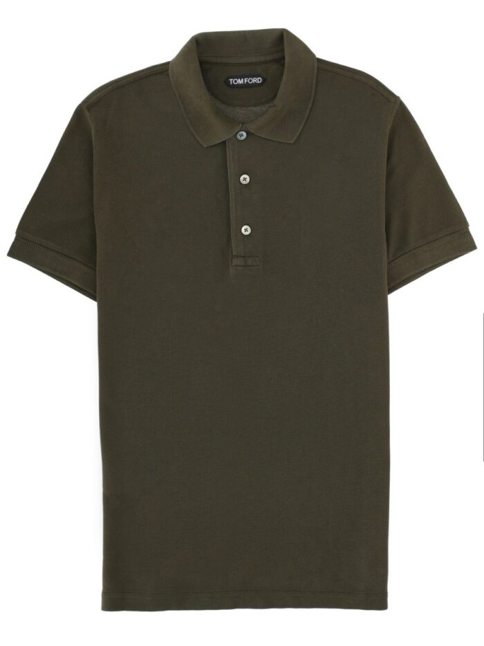 TOM FORD LYOCELL AND COTTON POLO SHIRT