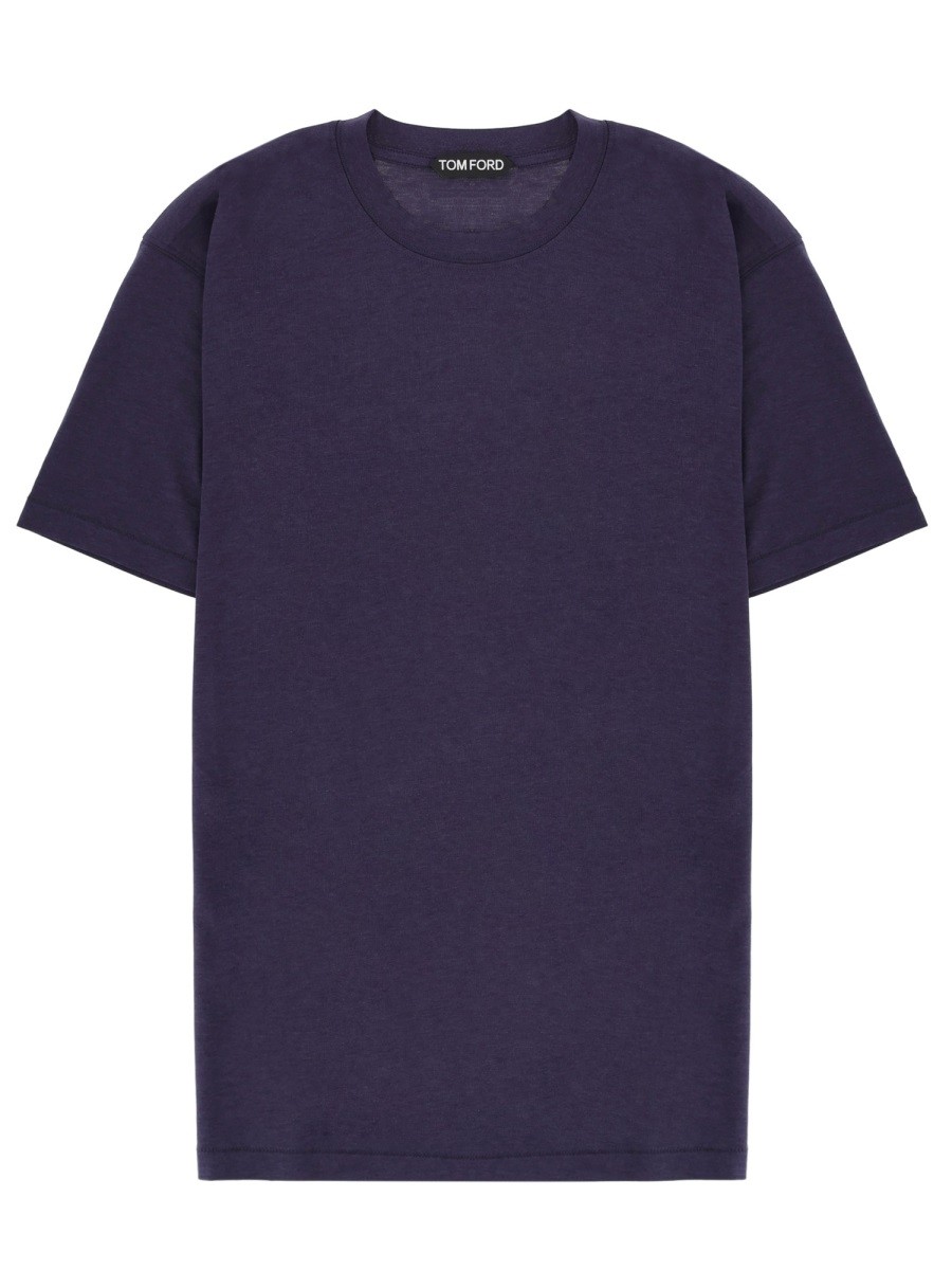 TOM FORD LYOCELL AND COTTON T-SHIRT