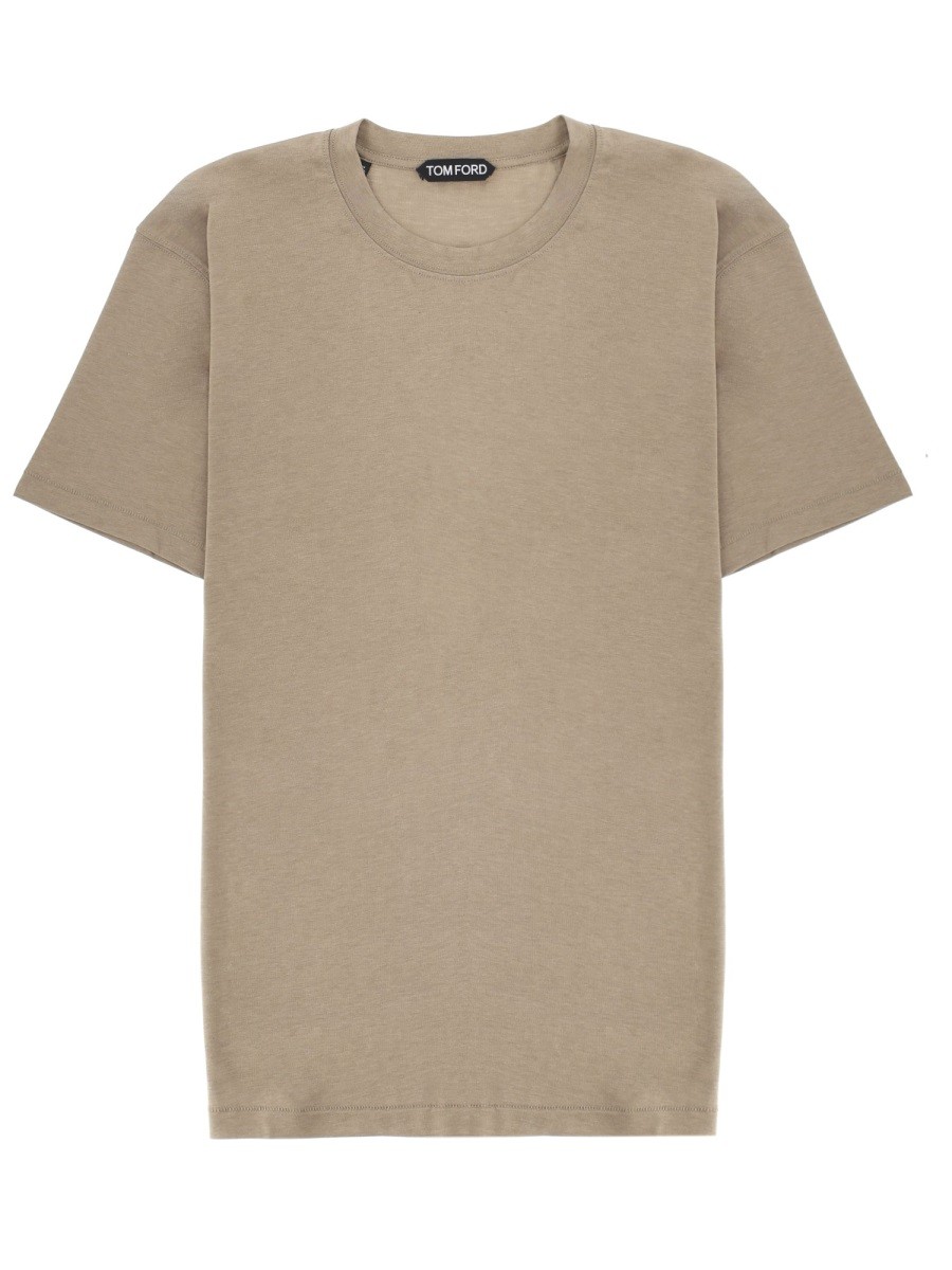 TOM FORD LYOCELL AND COTTON T-SHIRT