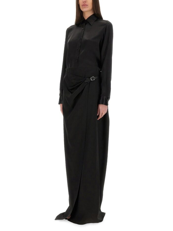 TOM FORD MAXI "WRAP" SKIRT WITH BELT