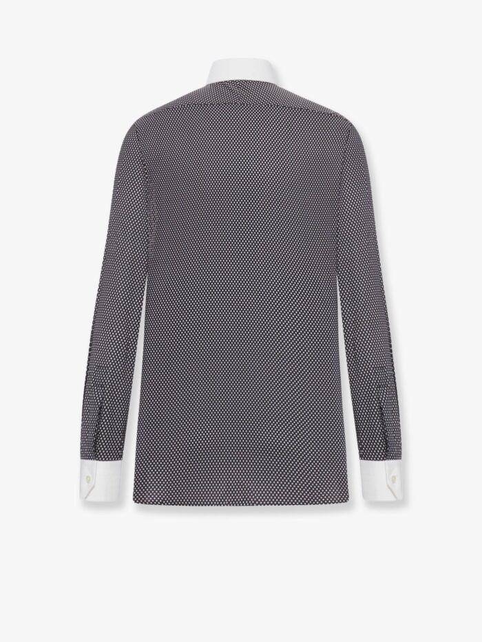 TOM FORD Microfantasy Cotton Shirt