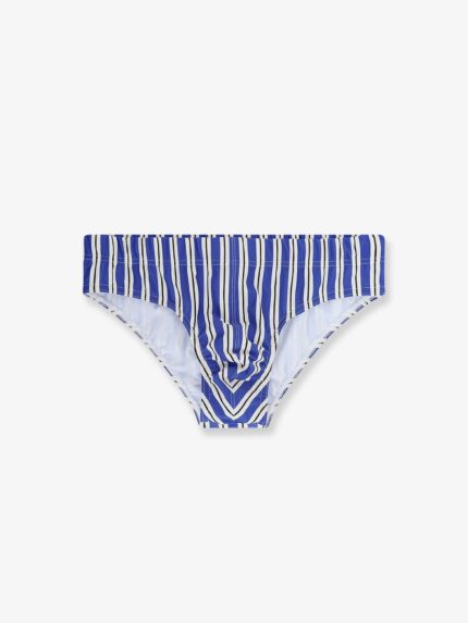 TOM FORD Nylon Swim Briefs With Striped Pattern