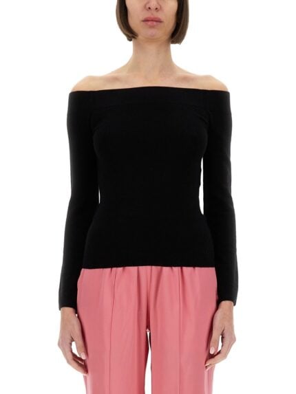 TOM FORD "OFF THE SHOULDER" KNIT TOP
