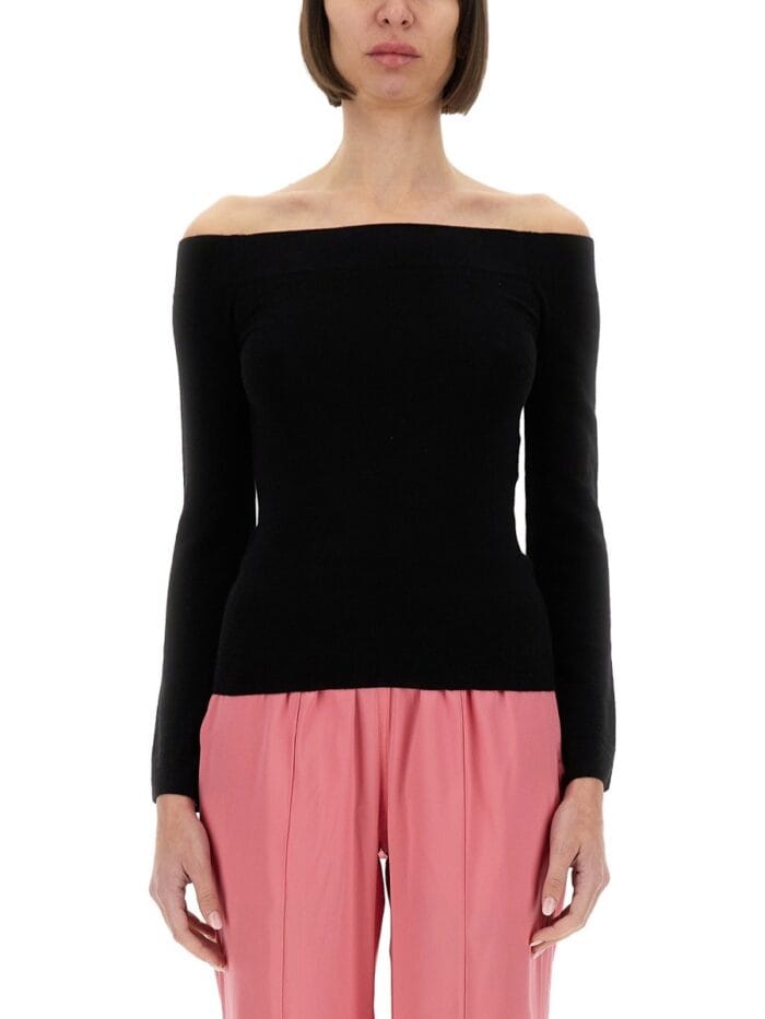 TOM FORD "OFF THE SHOULDER" KNIT TOP